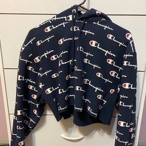 cropped champion sweatshirt